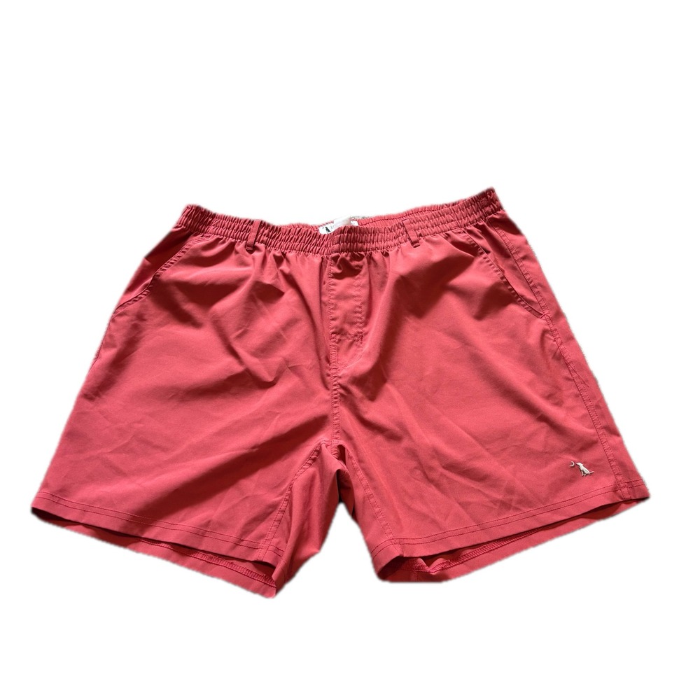 Local Boy Outfitters Mens Red Performance Shorts XXL Stretch Elastic Waist